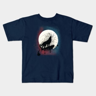 The Wolf, wild nature Kids T-Shirt